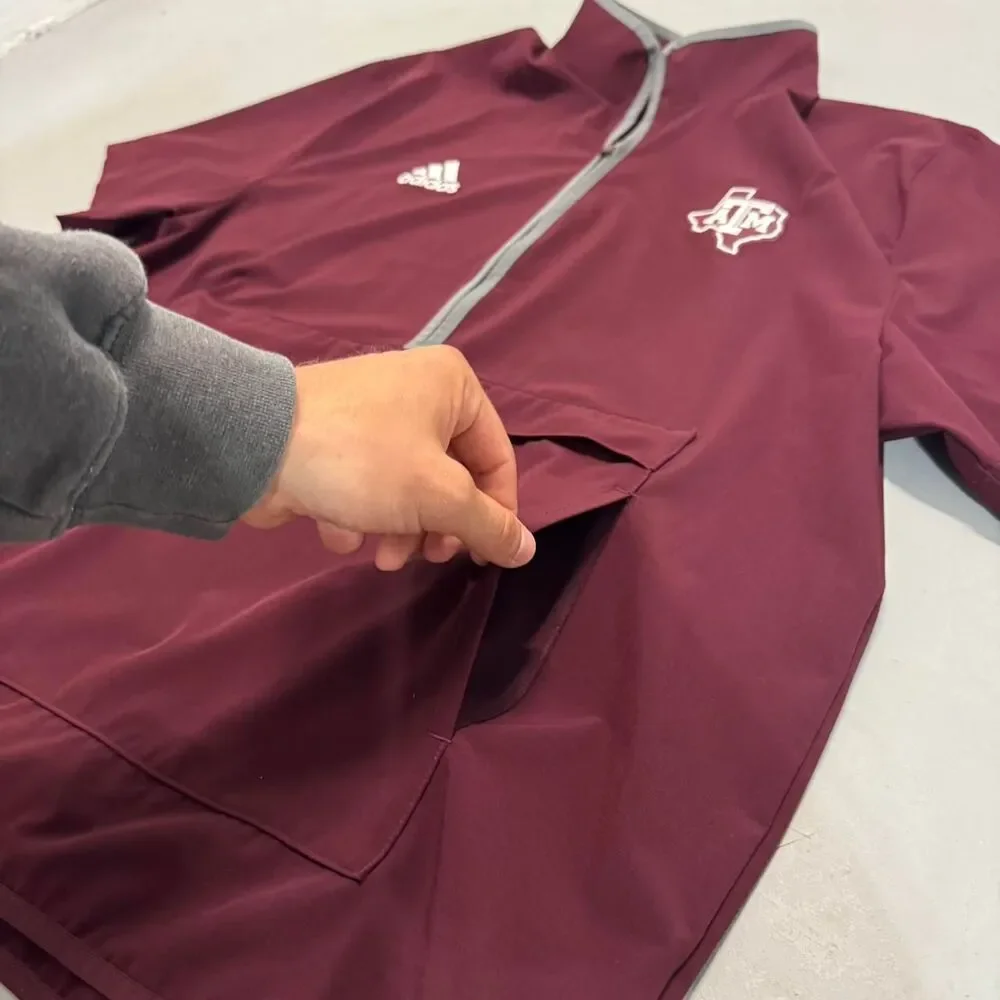 Adidas Men's Burgundy and Red Polo-shirts